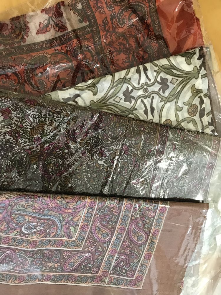 Платки, шарфы Индия шелковые