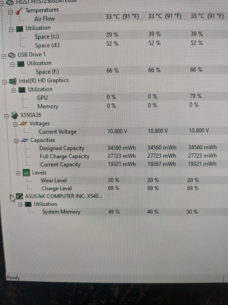 Лаптоп X540 за части