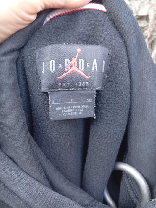 JORDAN Flight Hanorac cu gluga barbati masura S - 100% Original negru