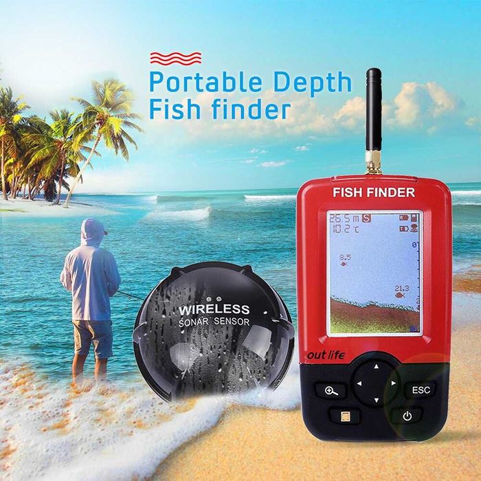 Нов XJ-01 ULTRA 100М БЕЗЖИЧЕН РИБОЛОВЕН СОНАР Модел 2025 12м гаранция