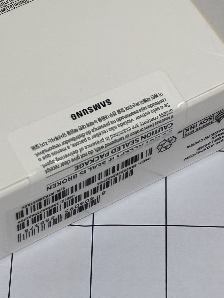 ЗАПЕЧАТАН 64GB Samsung A05s 4G A1 Гаранция до 2027 Черен Black