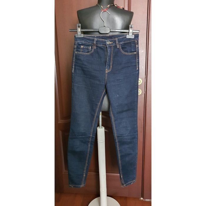 Blugi cu talie înaltă skinny Stradivarius