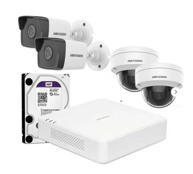 4 IP камеры видеонаблюдения 2мп 
4 IP камеры видеонаблюдения 2мп