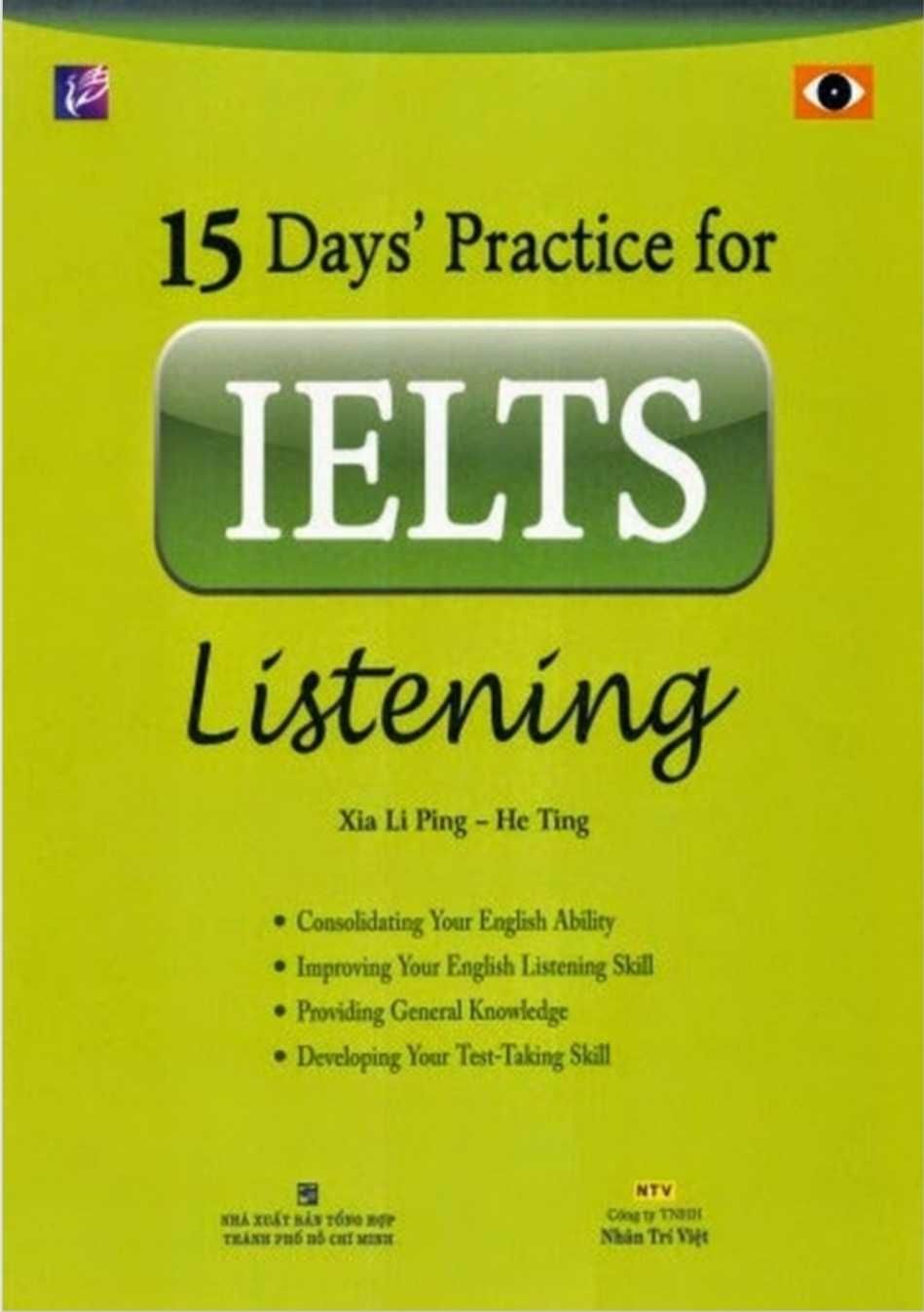 15 Days' practice for Ielts listening, reading, speaking, writing
