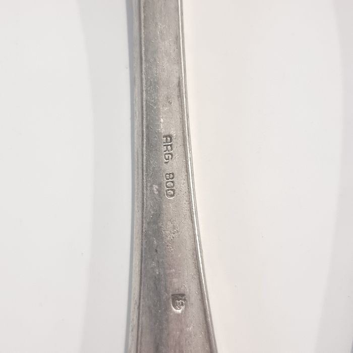 Set tacâmuri vintage din argint – model Art Nouveau