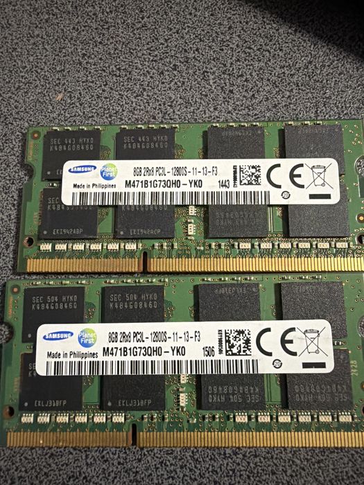 Memorie Laptop Sodimm 8g ddr3L 1600mhz Crucial Samsung