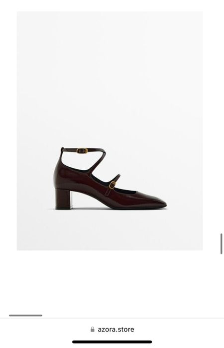 лакированный туфли Massimo Dutti