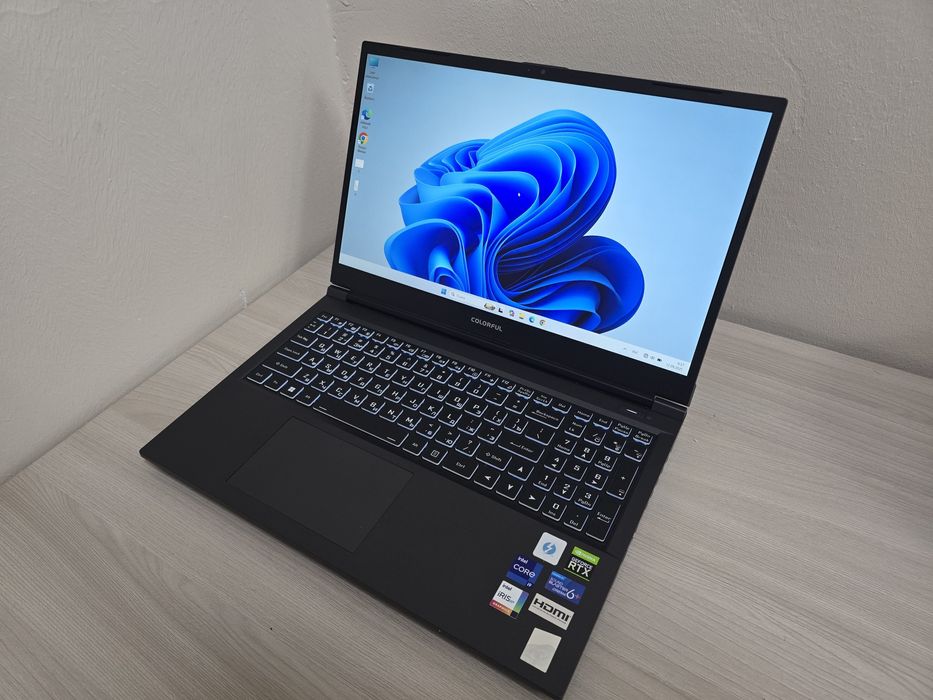 Игровой ноутбук COLORFUL, i9, RTX 3060, 16ГБ, SSD 512гб