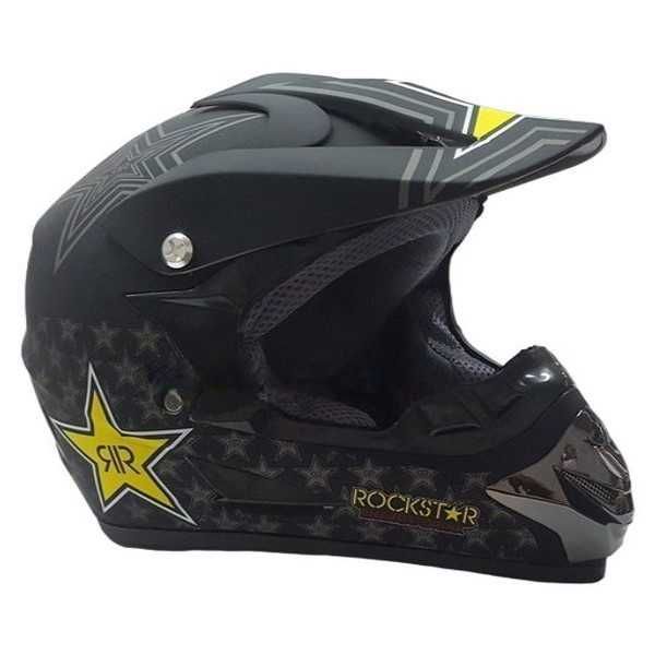 Каска за мотор Automat, Кросова, 0222, S и M размер, Черен