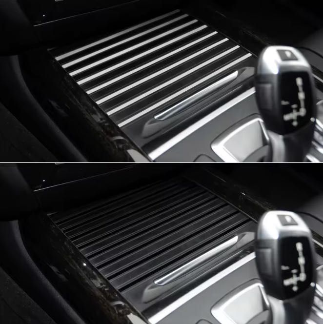 Щора за Централна Конзола BMW X5 X6 F15 F16 – Черна с Хром