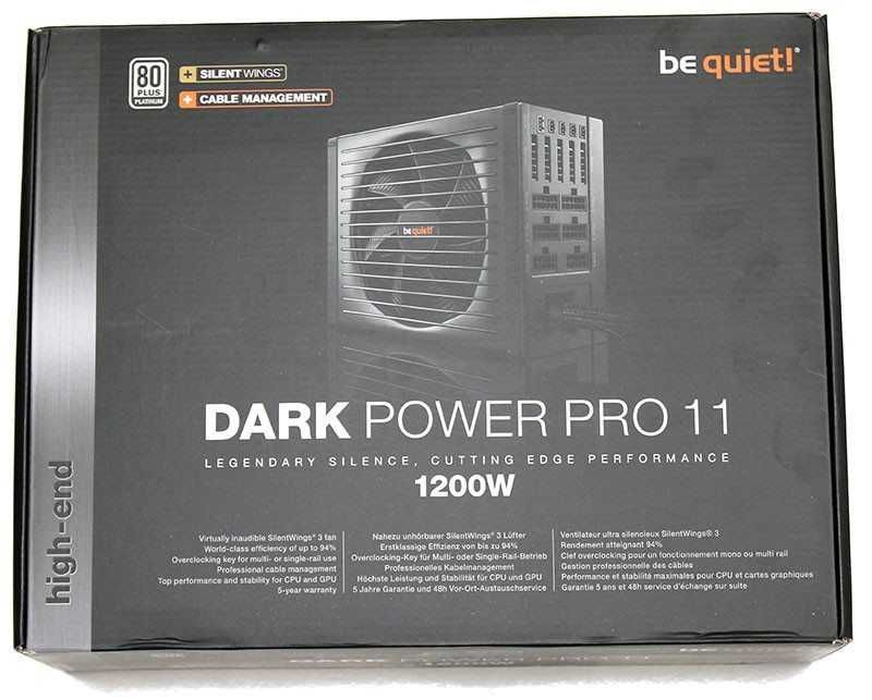 Захранване PSU be quiet! Dark Power Pro 11 1200W Platinum 1г. гаранция