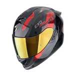 Casca moto Scorpion EXO-1400 EVO II CARBON AIR Platted Black/Red