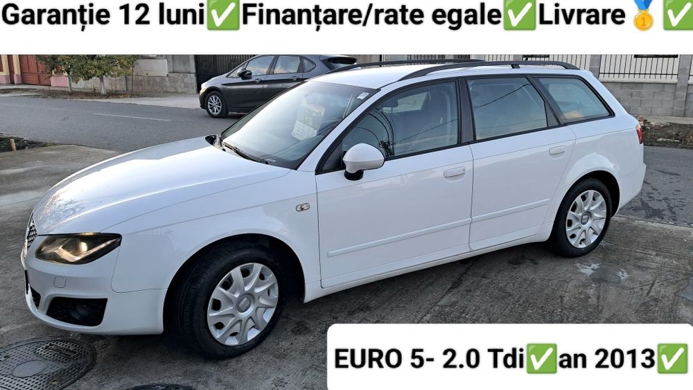 Seat Exeo 2.0 TDI, an, 2013, Euro 5,Garanție 1 an, Rate, Livrare
