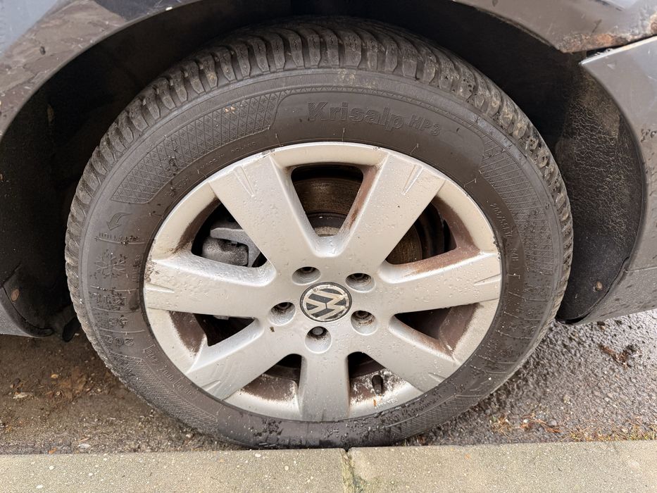 Jante aliaj 16” 5x112 vw Passat B6 B7 Golf 5 6 7 cu anvelope iarna