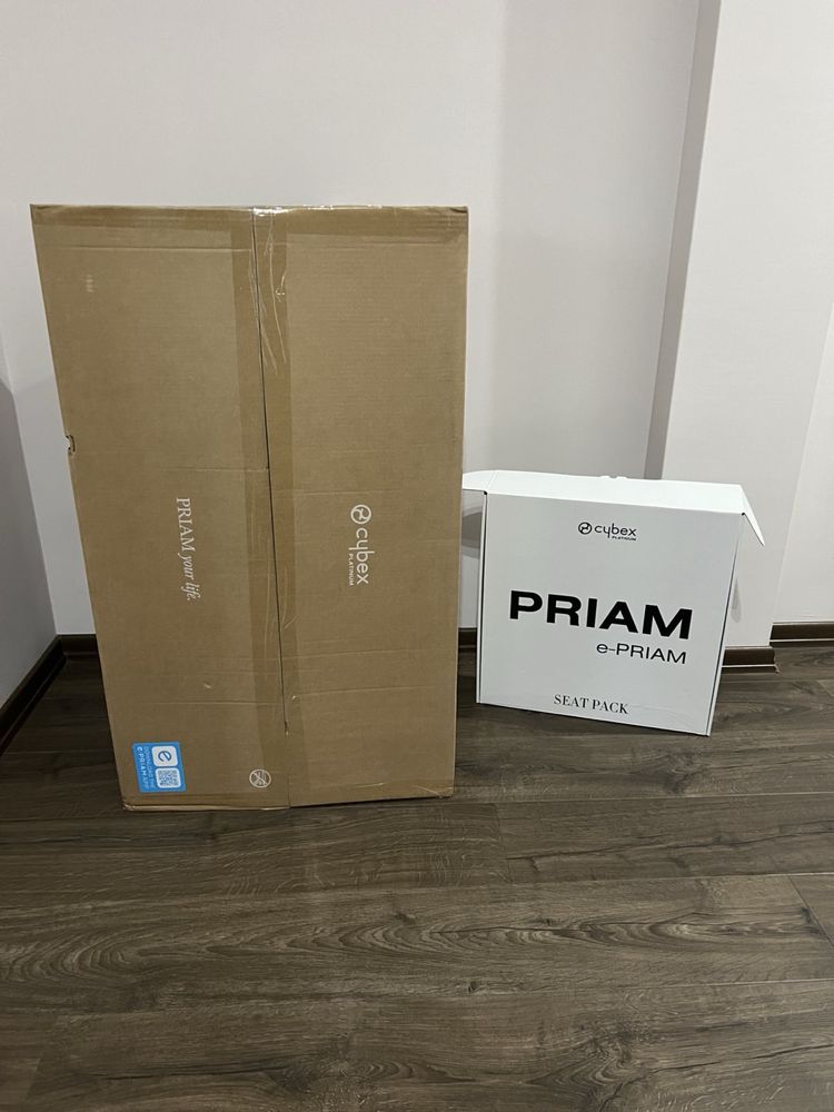 Количка Cybex e-Priam + зимно чувалче