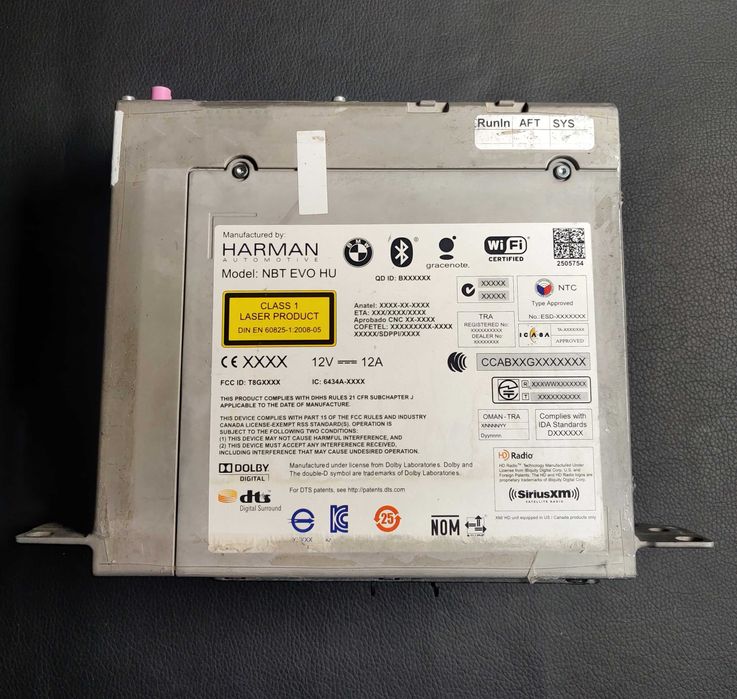 Navigatie BMW NBT EVO ID6 B212 HW 2.1 ,GPS,APIX 2,SDARS - 4GB - G Ser