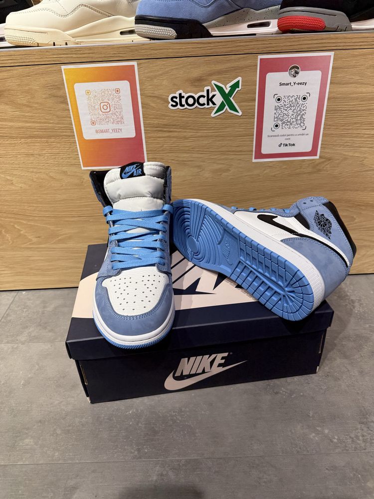 Jordan 1 Retro high University Blue , Poze reale