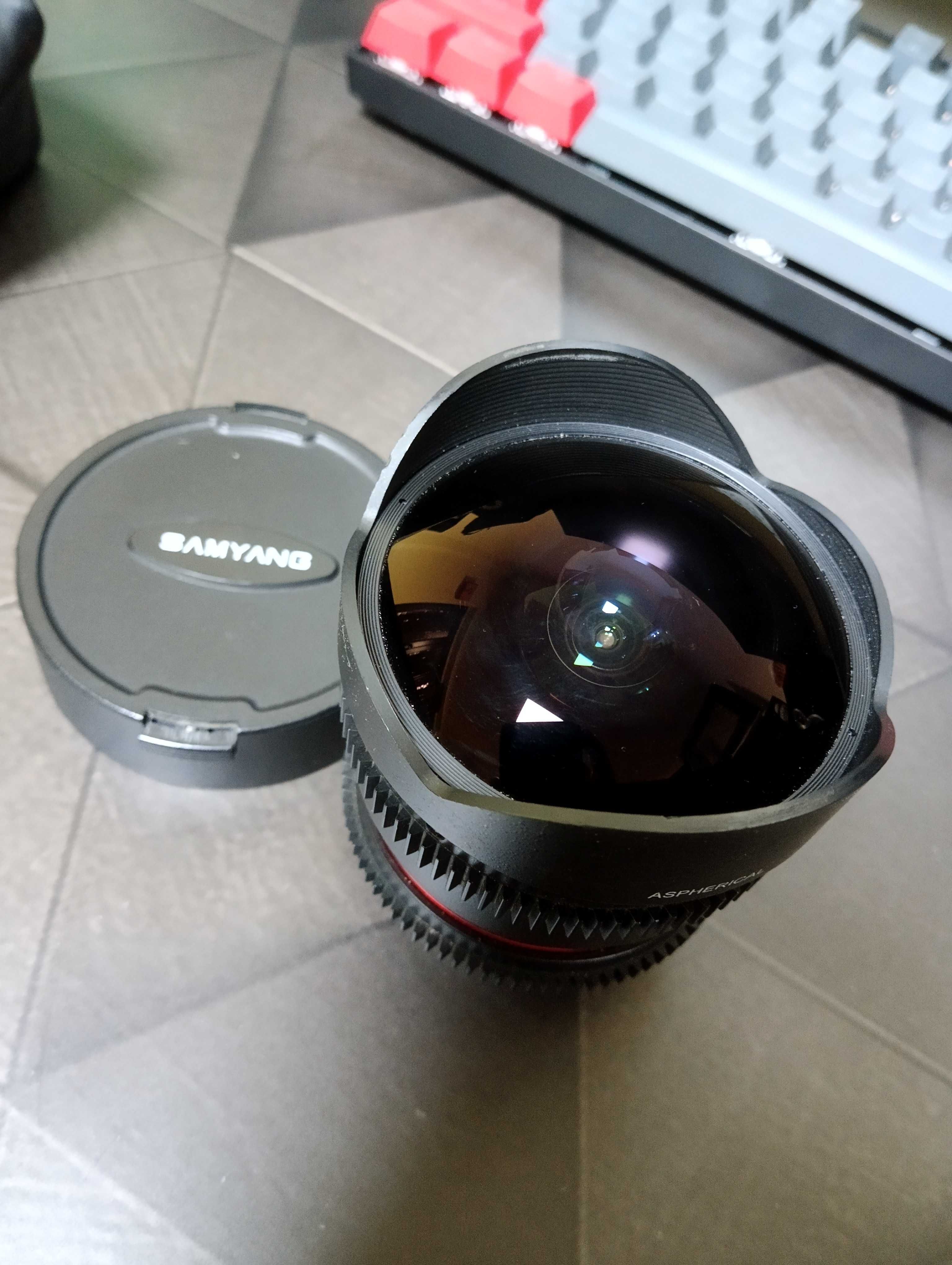 Обектив SAMYANG 8MM T/3.8 VDSLR FISHEYE за Nikon