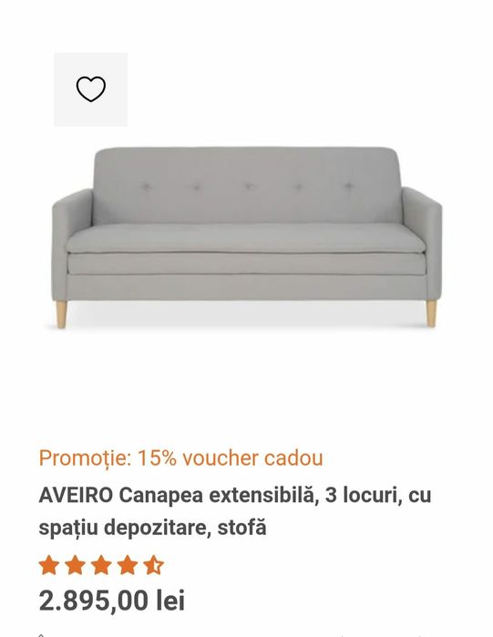Canapea extensibilă