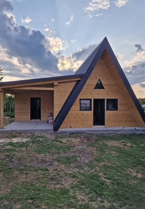 Cabane din lemn Aframe