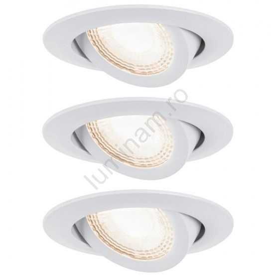 SET 3x spoturi încastrat dimabil LED/4,8W 230V Paulmann 92985SET