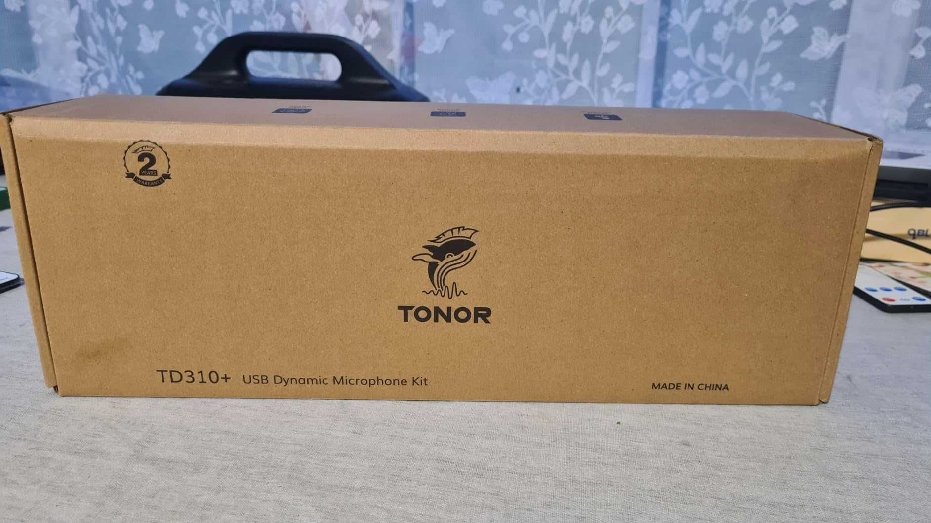 TONOR USB динамичен микрофон с бързо заглушаване и бум рамо, RGB