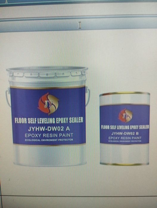 Краска финишная эпоксидная двух компонентная для бетона JINYU.