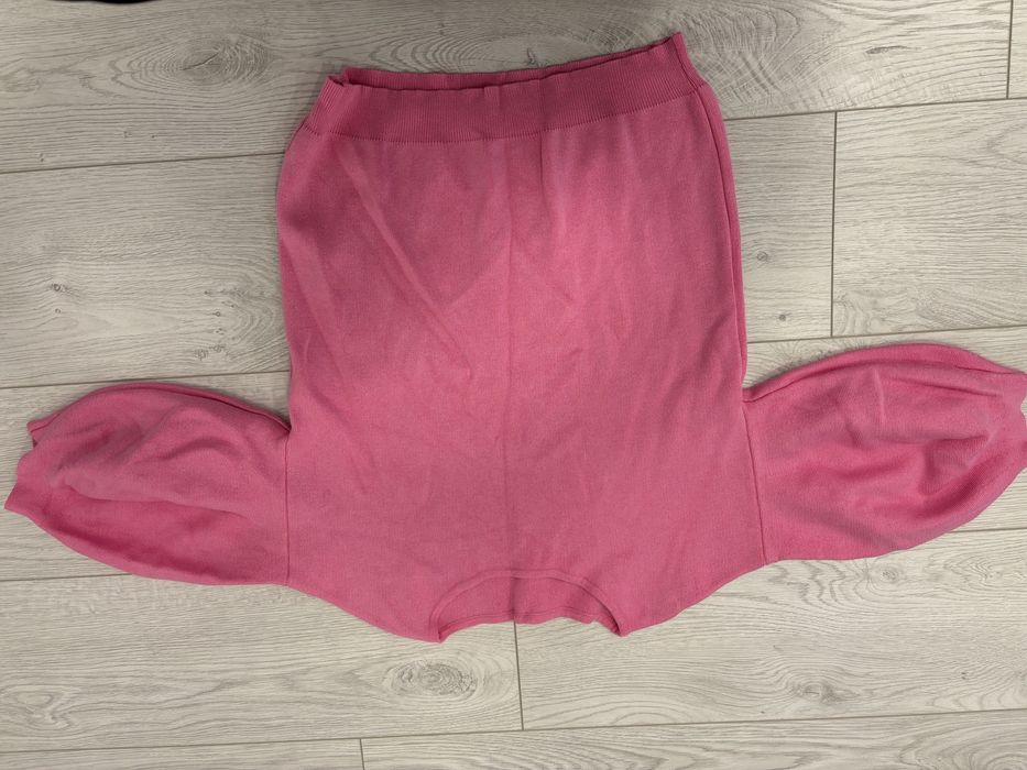 Блуза машинно плетиво розова