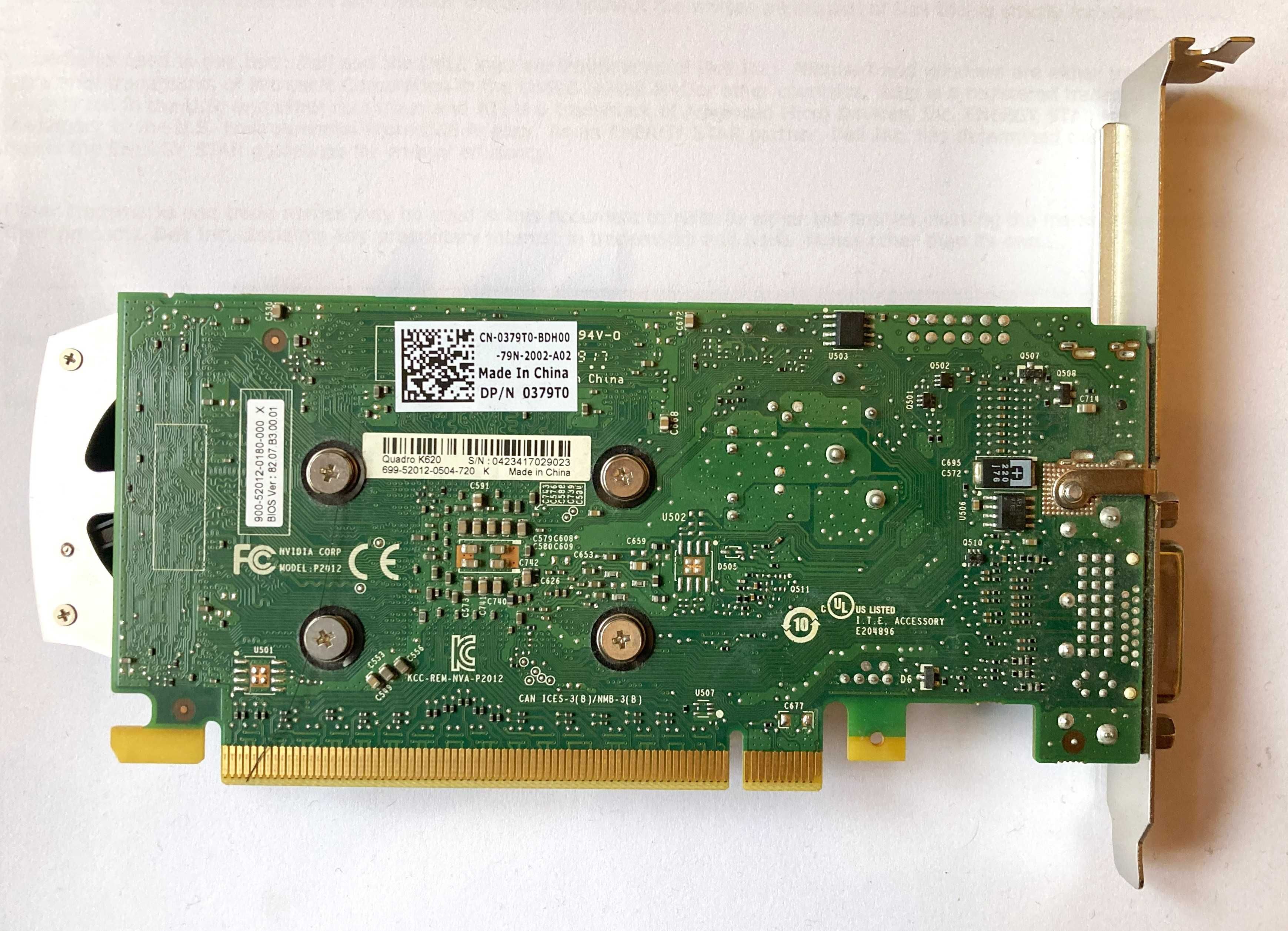 Видео карта Nvidia Quadro K620 2 GB