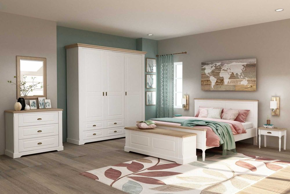 SET Mobila Dormitor lemn masiv-clasic modern-DORMITOARE- la MOBILENA-