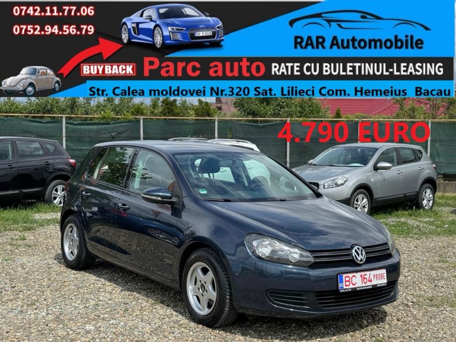 Volkswagen Golf 6 Vw Golf VI 1.4MPI 80CP Rate Garantie Buy-Back