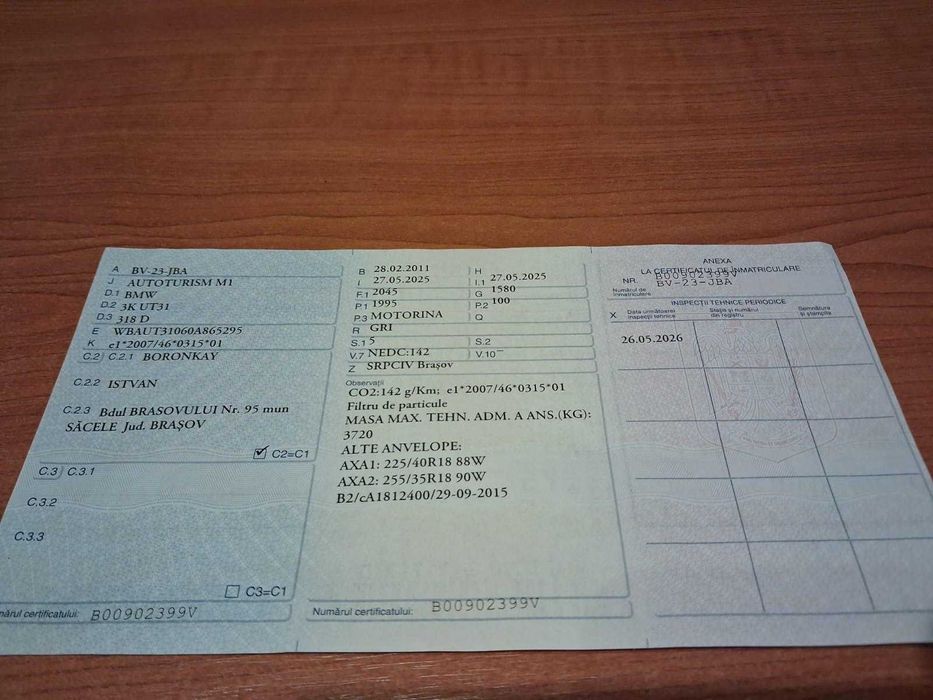 BMW 3K UT31 Autoturism M1 2007