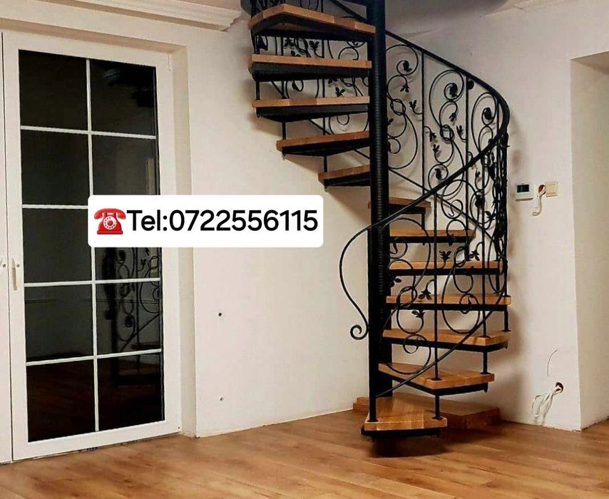 Realizăm la comandă: Scări Spirală