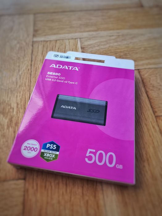 SSD extern ADATA SE880 500GB USB 3.2 Gen2x2 Type-C –nou, garantie eMAG