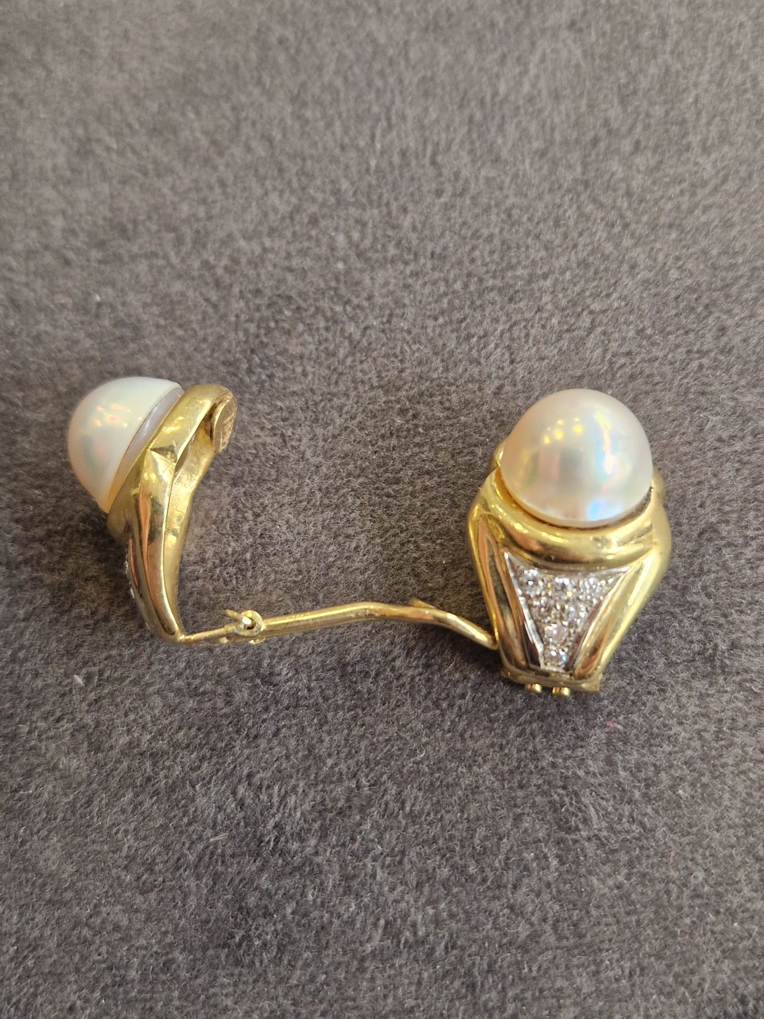 Cercei aur 18k cu Diamante