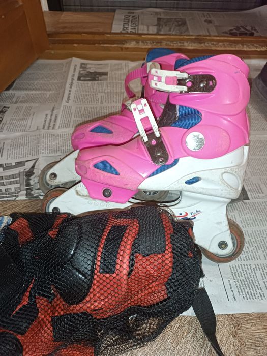 Роликовые коньки ролики защиты в подарок