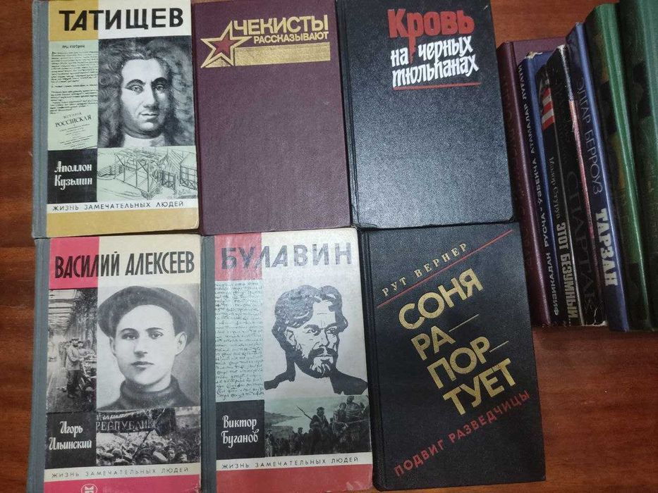 Книги, ЖЗЛ, художественная литература.