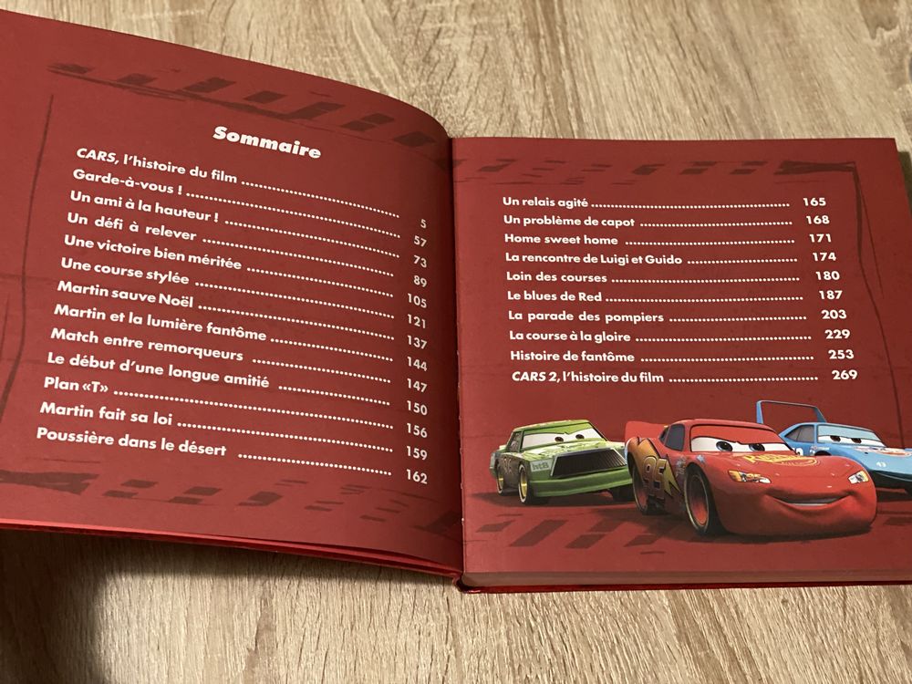 Carte “Cars” Disney-Pixar- limba franceza