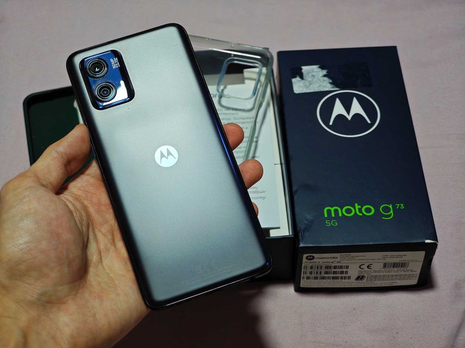 Moto g73 5g ca nou, 256gb, 8 ram, garanție dual sim Motorola