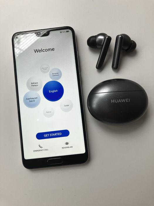 Casti Wireless Huawei FreeBuds 4i+Huawei P20