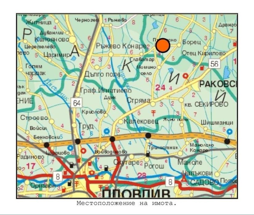 Продава се Парцел в с. Пъдарско, Област Пловдив - 2124 кв.м за 9 €/кв.м - Снимка #1