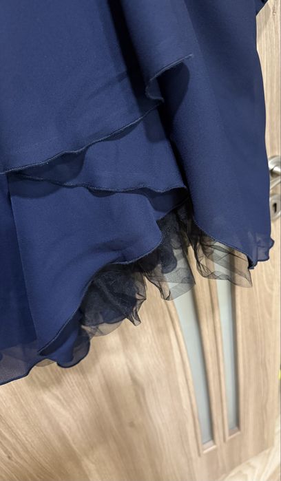 Рокля,тъмно синьо,”caramella fashion”ХЛ