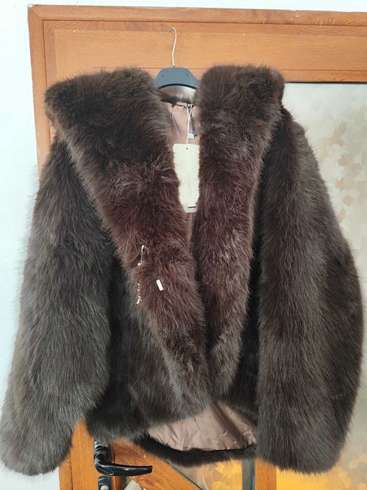 Пухкаво шоколадово палтенце