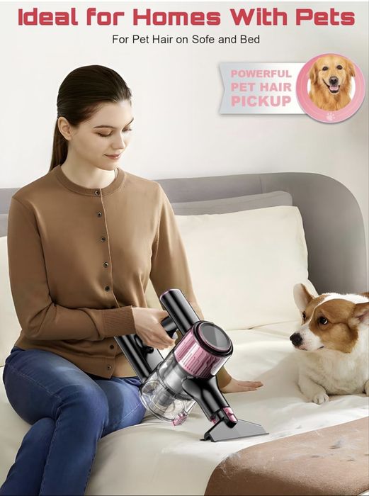 Безжична прахосмукачка, 10 в 1 45000 Pa, 500W