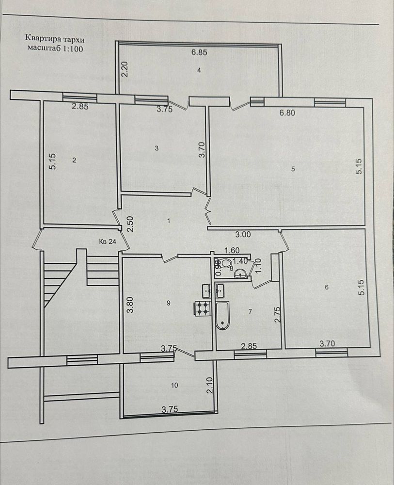 Bankvskiy dom sotiladi profesorskiyda 144 kv