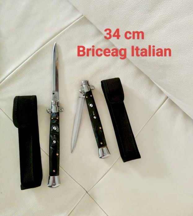 Briceag italian , Briceag Stileto / lungime deschis 34cm