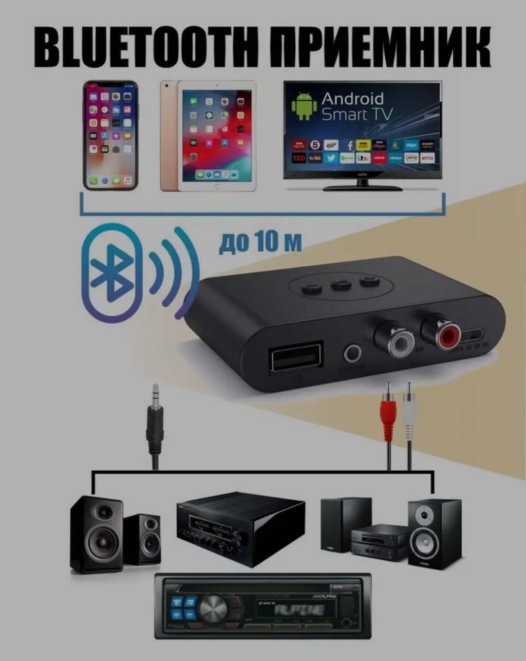 Музыкальный центр Panasonic + Bluetooth модуль