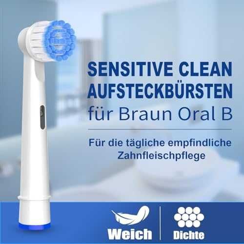 Нови 16 броя Нежни четки зъби Oral-B Sensitive накрайника грижа уста