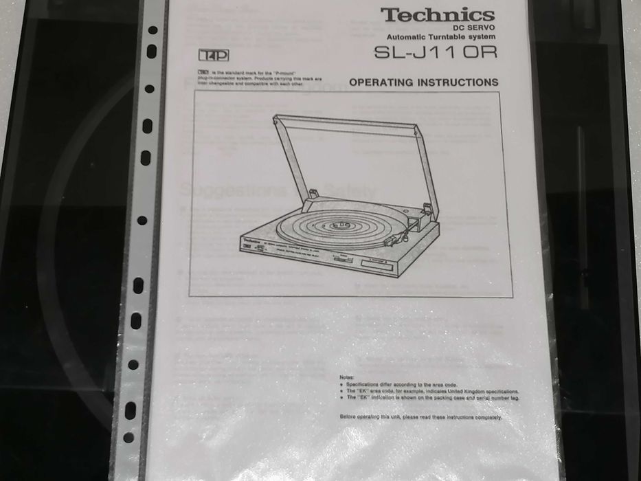 Pickup Technics SL-J110R – total automat, cu doza noua.