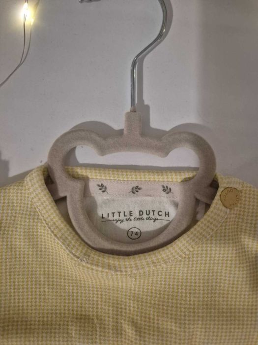 Little Dutch Бебешка карирана рокля - 74 см.